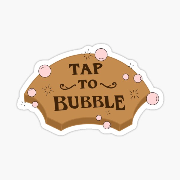 Item preview, Toca el botón de burbuja | Wicked, Glinda designed and sold by Sierra Hendershot.