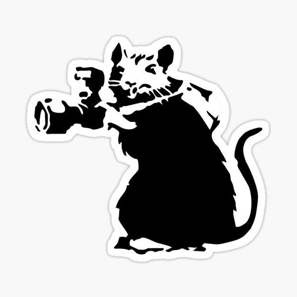 Item preview, Fotógrafo de la rata Banksy designed and sold by ThatMerchStore.