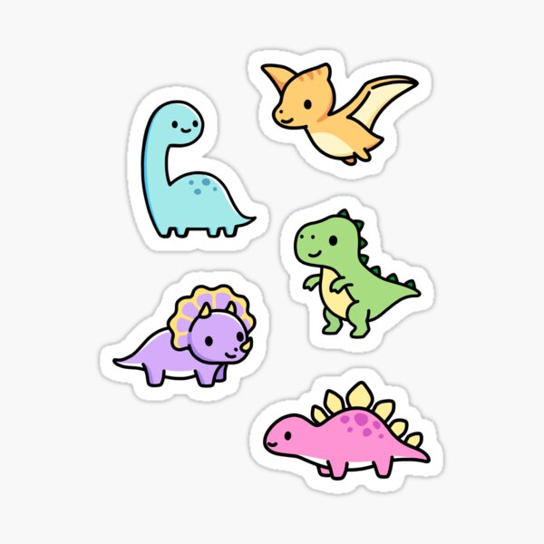 Item preview, Dinosaurios lindos designed and sold by littlemandyart.