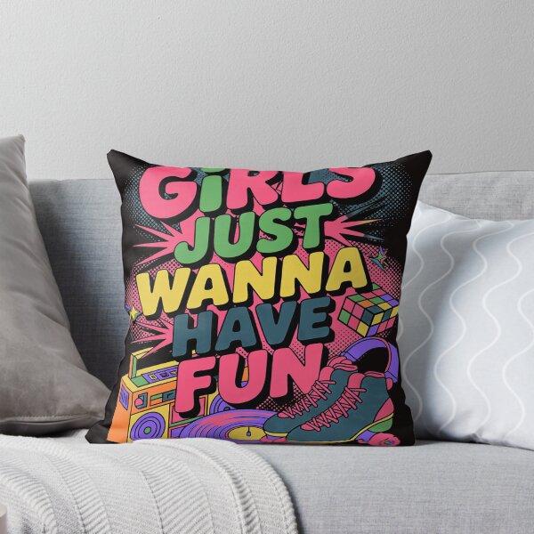 Item preview, 80's Girls Just Wanna Have 1980s Girl Men Women designed and sold by MelSurf.