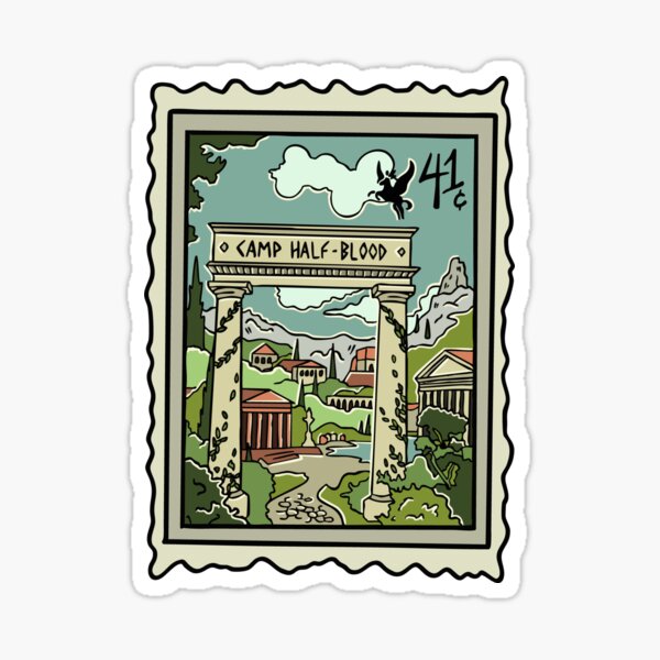 Item preview, Campamento griego de sellos ficticios designed and sold by graphicsbytave.