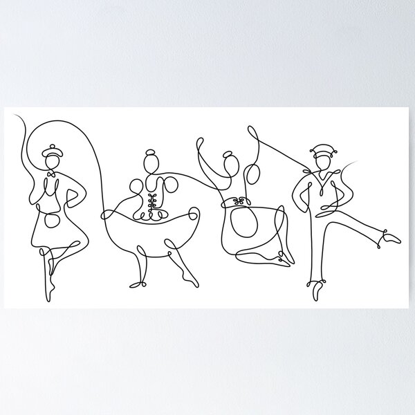 Item preview, bailarines de las tierras altas designed and sold by ainseebean.