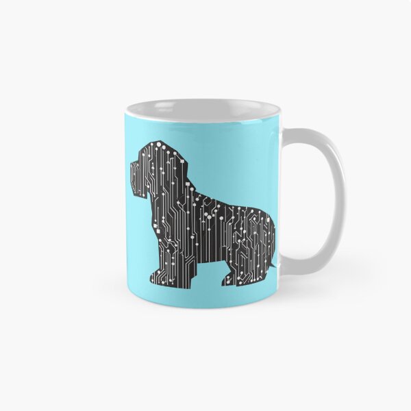 Item preview, Network Dog — Dog Silhouette Made From Network Elements designed and sold by Malfinio.