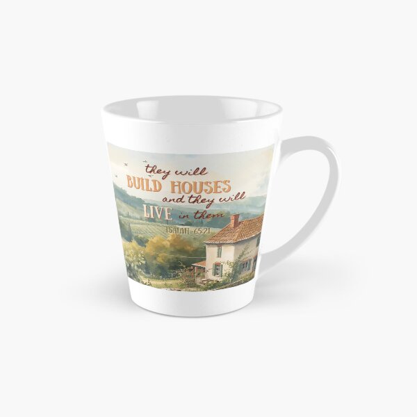Item preview, Cita bíblica: "Construirán casas" designed and sold by Picket Fence Prints.