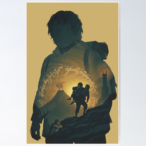 Aperçu de l'œuvre Silhouette de Samwise Gamgee créée et vendue par Crumpet's Crafts.