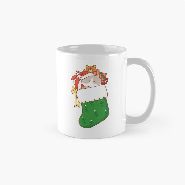 Item preview, Cat in Christmas Stocking designed and sold by salposi.
