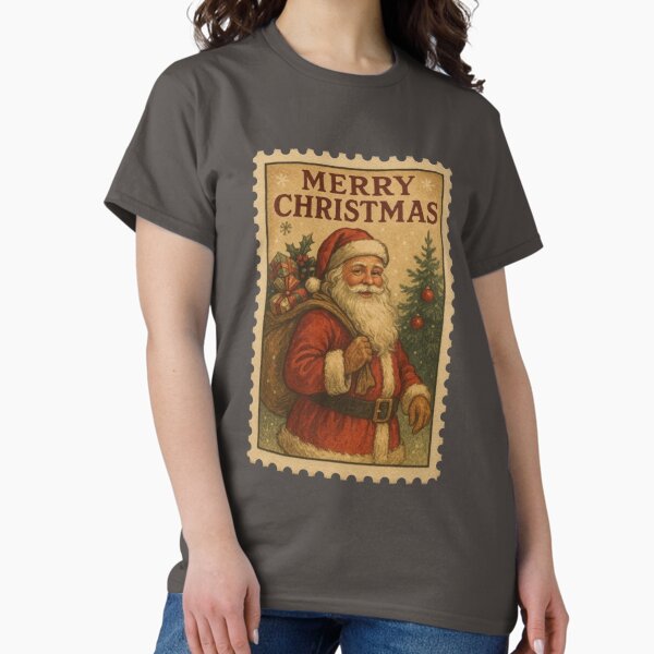 Item preview, Sello navideño vintage: ilustración clásica de Papá Noel designed and sold by Kenny8716.