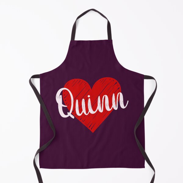 Aperçu de l'œuvre Quinn Nom Cœur Rouge créée et vendue par Jeallan Designs.