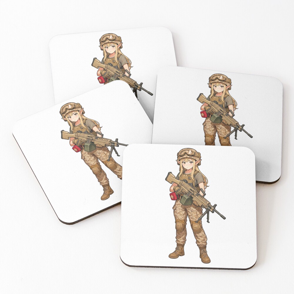 Item preview, Coasters (Set of 4) designed and sold by RAWLIFEGRAPHIC.