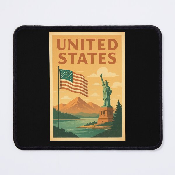 Item preview, United States — Iconic Retro Landscape designed and sold by DesignShopAD.