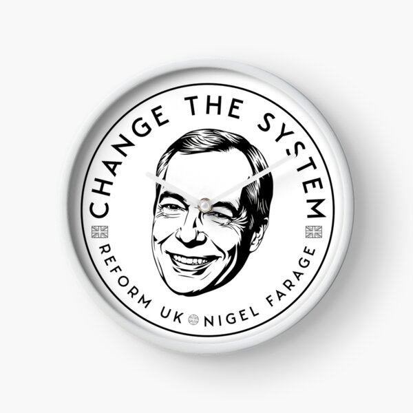 Item preview, Cambiar el sistema - Reformar el Reino Unido - Nigel Farage - Logotipo designed and sold by The Masked Designer.
