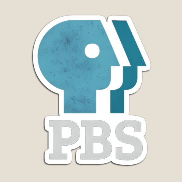 Aperçu de l'œuvre Logo minimaliste PBS en silhouette créée et vendue par HayleyRodriguez.