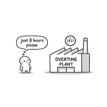 Artwork thumbnail, OVERTIME PLANT by meesara