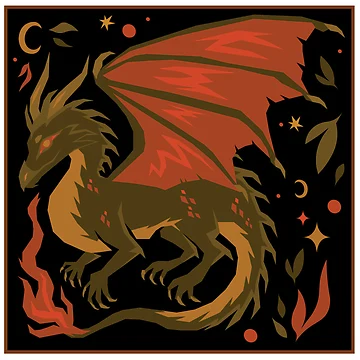 Aperçu de l'œuvre Dragon nocturne de CinderSprox