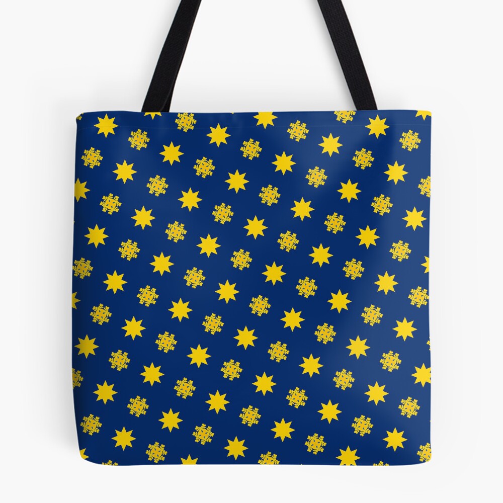 Vista previa del artículo con la obra «Bolsa estampada de tela», diseñado y vendido por RoyalStarsPatts.