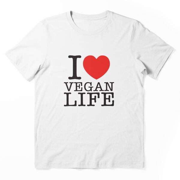 Artikelvorschau, Ich liebe das vegane Leben entworfen und verkauft von shitpostee.