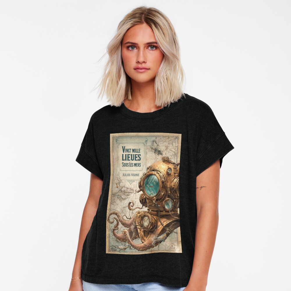 Vista previa del artículo con la obra «Camiseta relajada», diseñado y vendido por Juuskus.