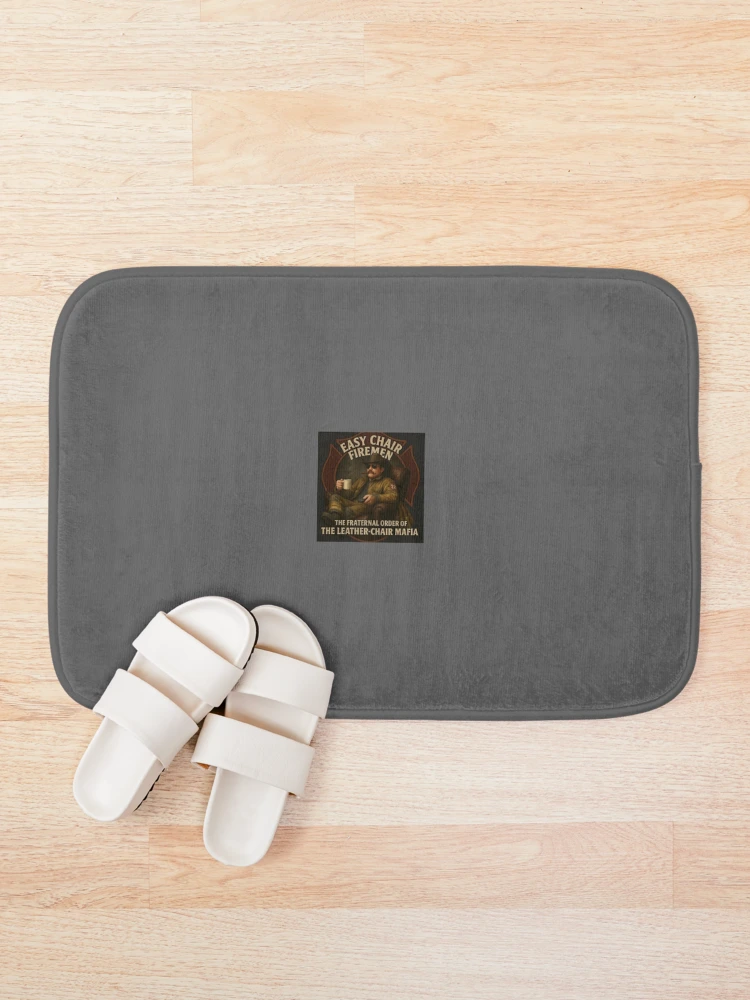 Thumbnail 1 of 6, Bath Mat, Easy Chair Firemen designed and sold by Easy Chair Elders.