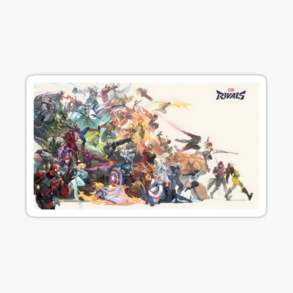 Aperçu de l'œuvre Illustration clé de Marvel Rivals 2026 créée et vendue par Marvel Rivals Art.