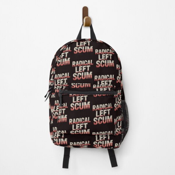 Item preview, Radical Left Scum – Provocative Leftist Quote Art designed and sold by Redgiant87x.