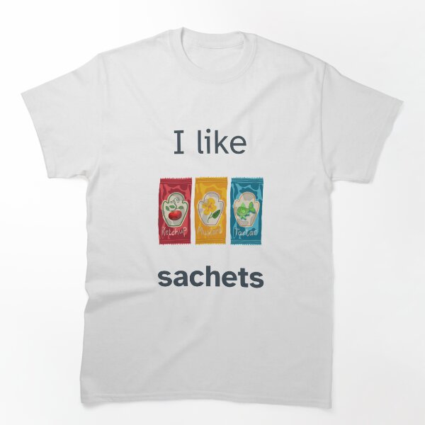 Aperçu de l'œuvre J'aime les sachets - Ketchup, Moutarde, Sauce tartare créée et vendue par Little Paper Palace.