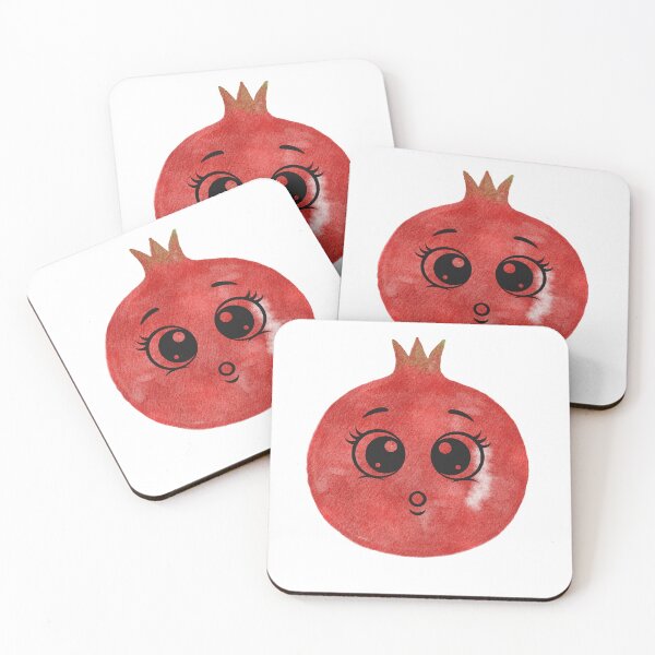 Item preview, Who Are you?! - Cute Watercolor Pomegranate  designed and sold by MirAgi.