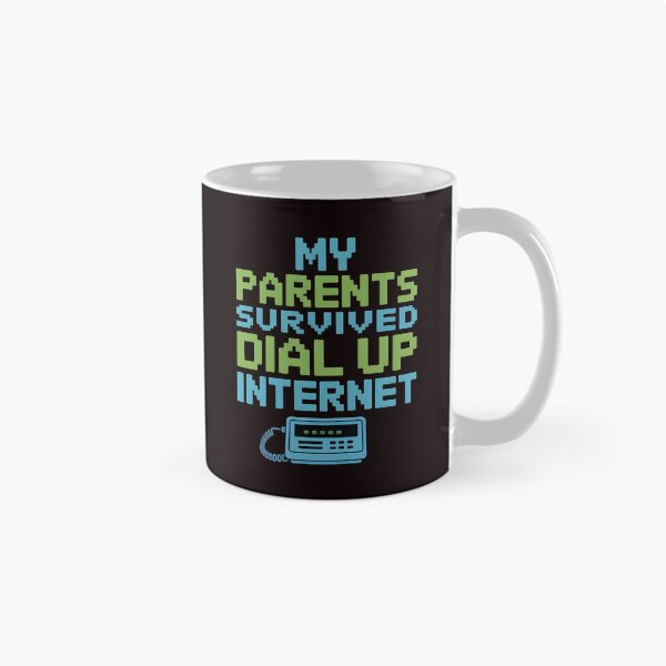 Item preview, My Parents Survived Dial Up Internet – Retro Tech Humor for Nerds designed and sold by Redgiant87x.