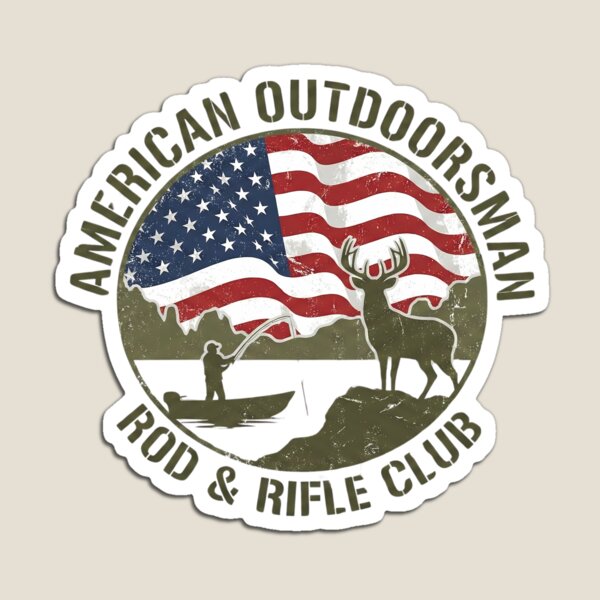 Aperçu de l'œuvre Club de pêche et de chasse American Outdoorsman créée et vendue par MTJ-Mushrooms.