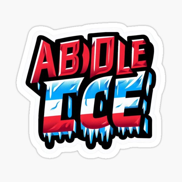 Aperçu de l'œuvre Conception typographique pour abolir la fonte des glaces | Graphisme de protestation anti-glace créée et vendue par RedVista.