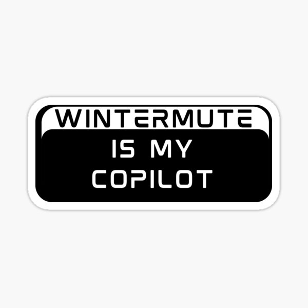 Item preview, Wintermute es mi copiloto designed and sold by Croondog.