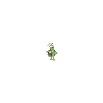 Artwork thumbnail, Tiny chef sticker by frenchfries16