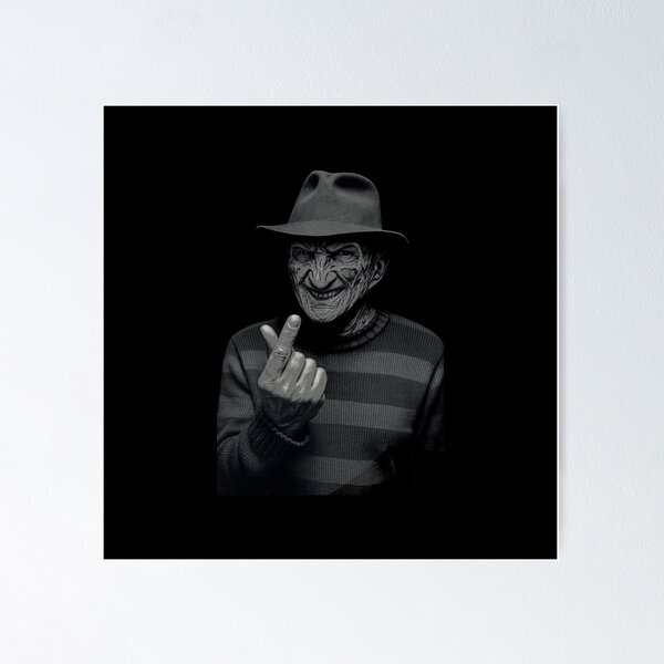 Aperçu de l'œuvre Freddy Krueger, le film vintage « Les Griffes de la nuit » (A Nightmare On Elm Street). créée et vendue par everydaysmilee.