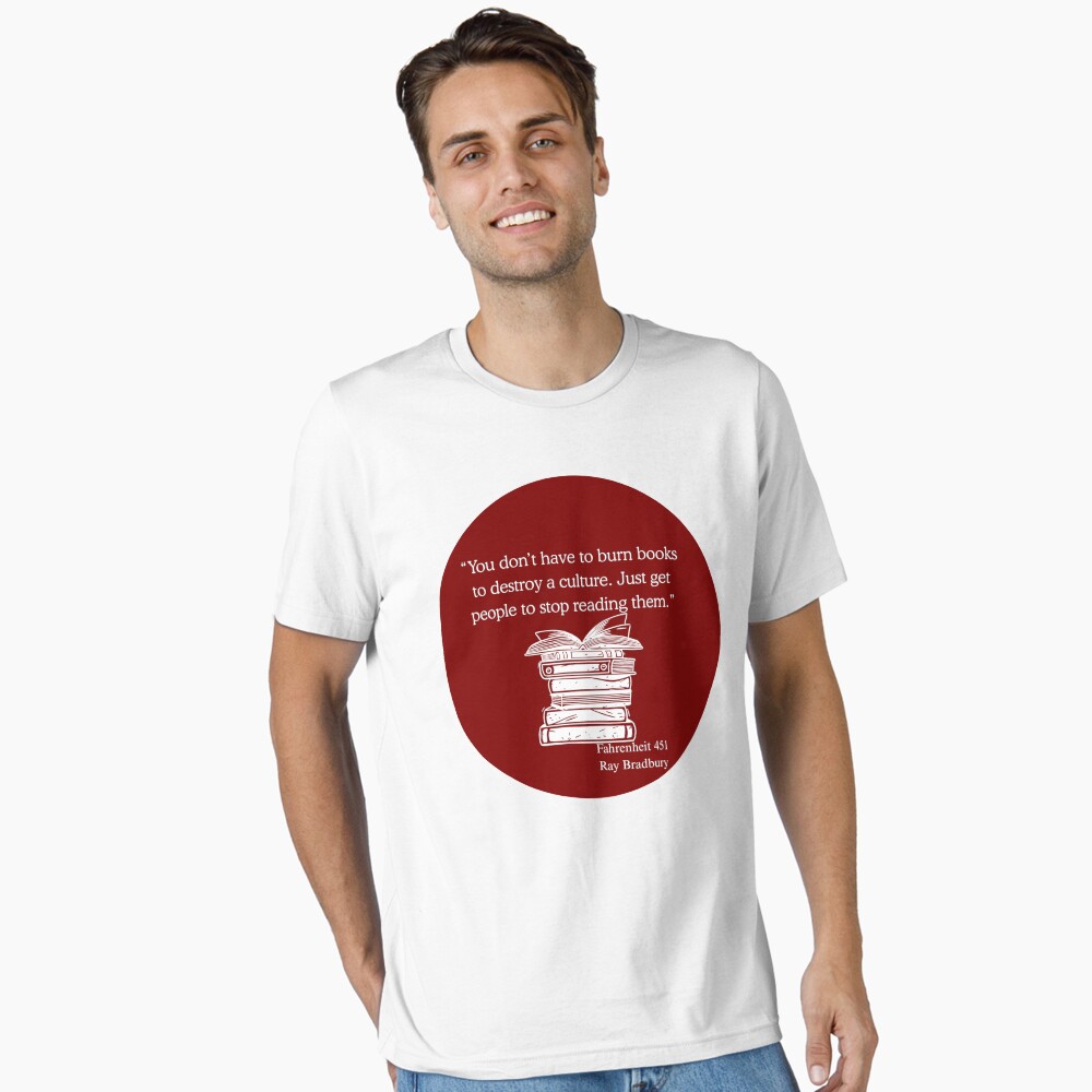 Vista previa del artículo con la obra «Camiseta esencial», diseñado y vendido por Ink&Iron.