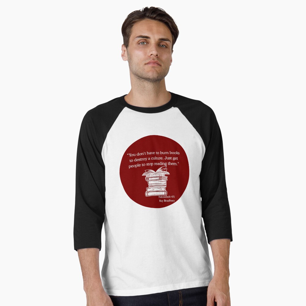 Vista previa del artículo con la obra «Camiseta ¾ estilo béisbol», diseñado y vendido por Ink&Iron.