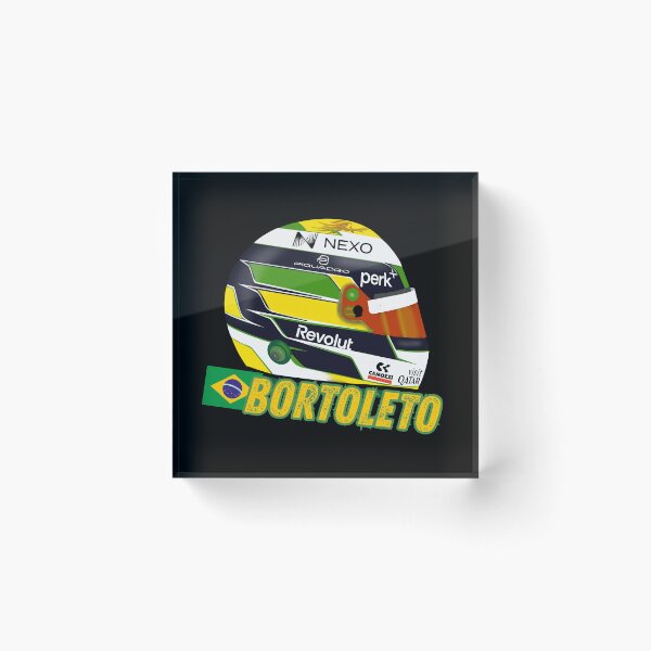 Item preview, Pegatina inspirada en el casco de F1 de Gabriel Bortoleto 2026 designed and sold by Pink Polar F1.