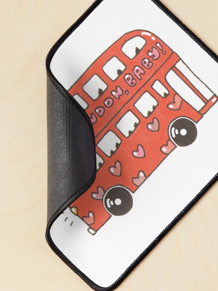 Thumbnail 2 of 5, Mouse Pad, London Bus designed and sold by RickytheUnicorn.