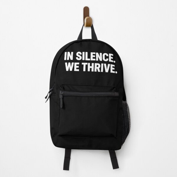 Item preview, Minimalist Quote In Silence We Thrive Art designed and sold by Silent Watch Threads..