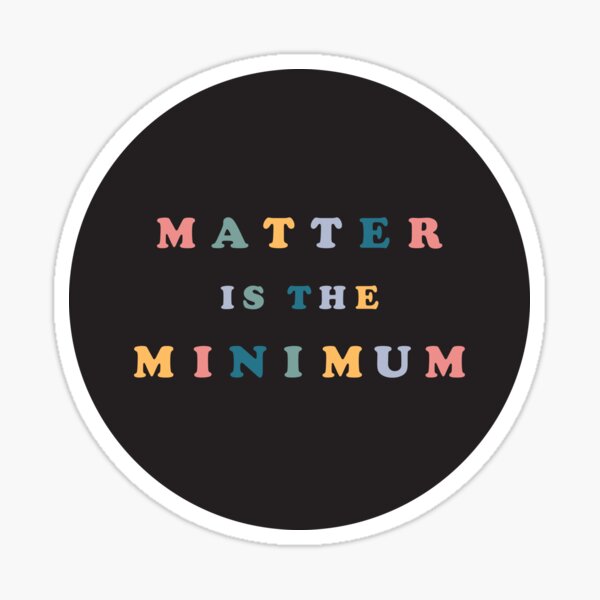 Aperçu de l'œuvre La matière est le minimum créée et vendue par Sarah Wu.