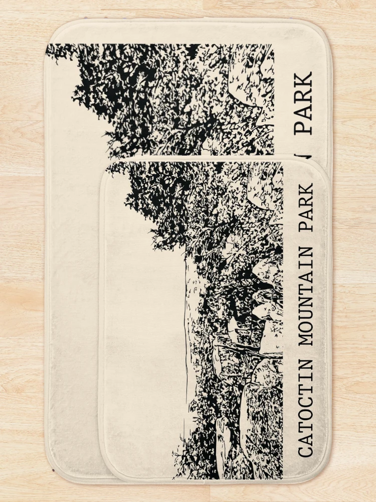 Thumbnail 5 of 6, Bath Mat, Catoctin Mountain Park designed and sold by Lakeric.