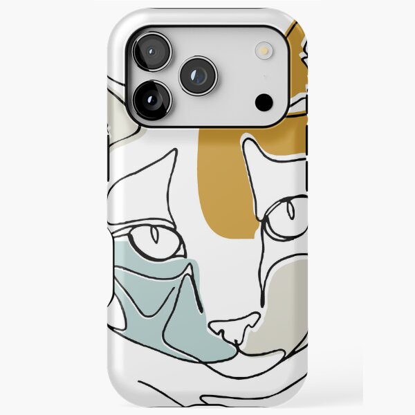 Item preview, Gato Minimalista Abstracto en Línea designed and sold by YanitaTF.