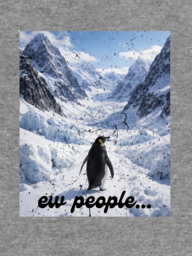 Thumbnail 6 von 6, Leichter Pullover, Nihilistischer Pinguin designt und verkauft von ethancolestudio.