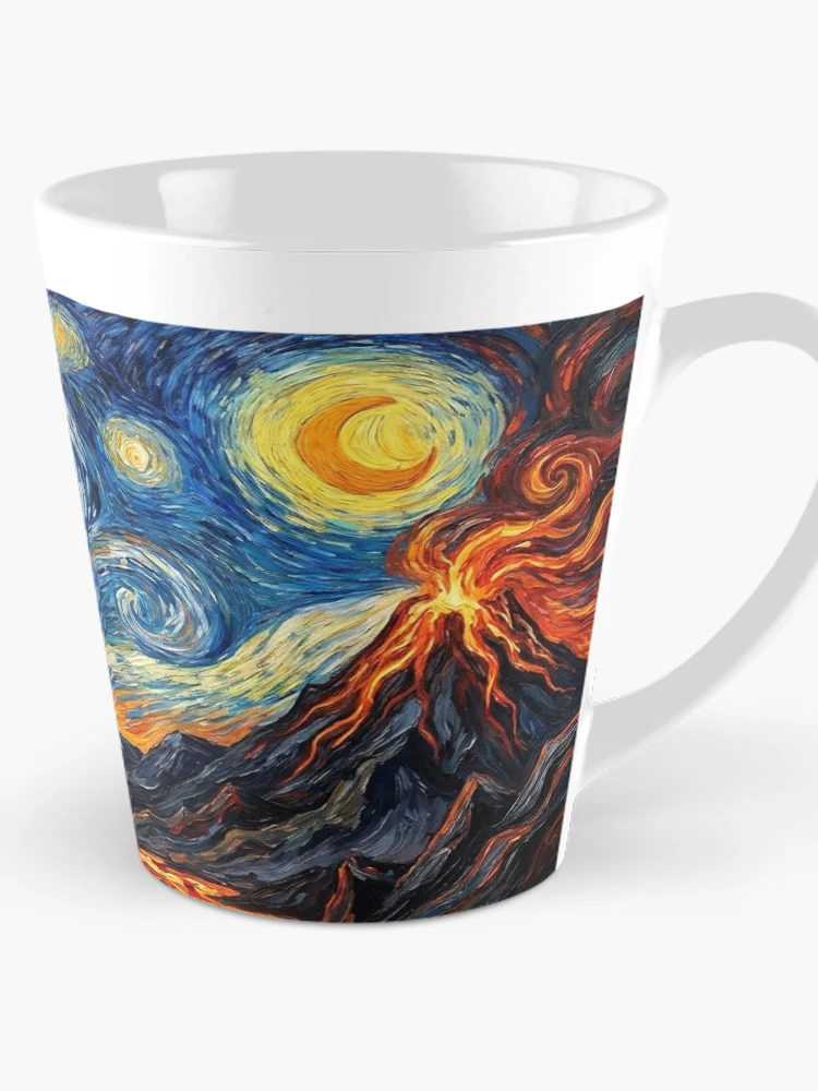 Aperçu 1 sur 4. Mug à café avec l'œuvre Mordor étoilé créée et vendue par VanGeek90.