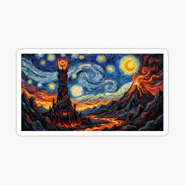 Aperçu de l'œuvre Mordor étoilé créée et vendue par VanGeek90.