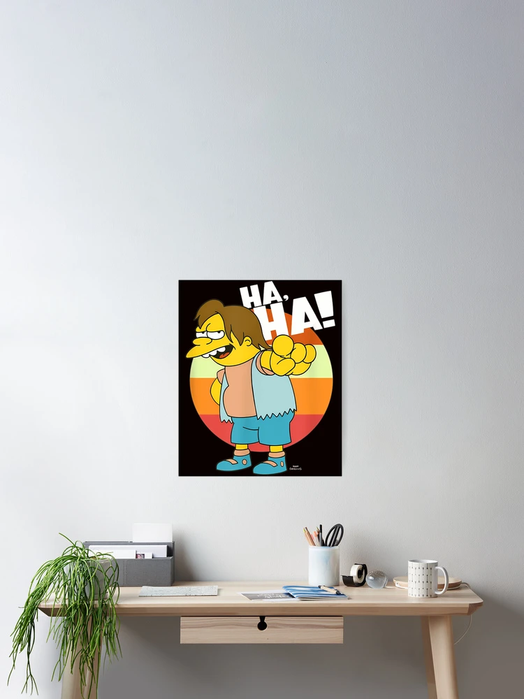 Thumbnail 2 of 3, Poster, The Simpsonzz Nelson Haha designed and sold by Wild Wyo.