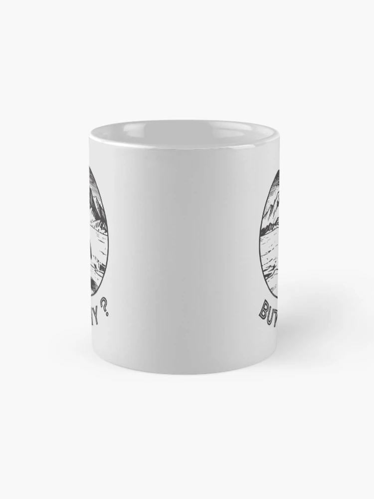 Thumbnail 4 of 6, Coffee Mug, Nihilist Penguin - But Why designed and sold by andromeda-redd.