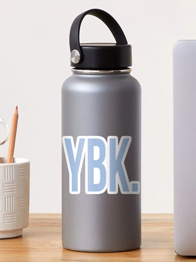 Thumbnail 1 of 3, Sticker, YBK Yearbook Blue designed and sold by AbbyJC.