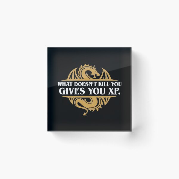 Artikelvorschau, Was dich nicht tötet, bringt dir XP RPG-Gamer entworfen und verkauft von pixeptional.