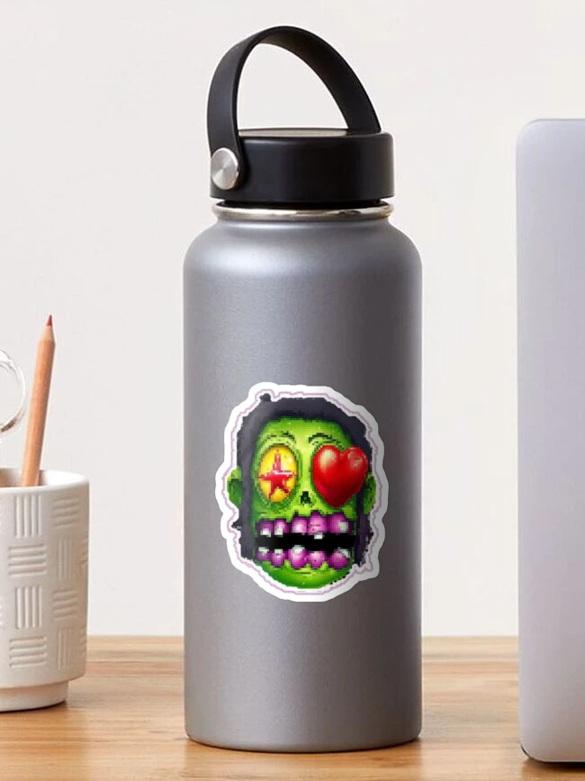 Thumbnail 1 of 3, Sticker, PrettiFun Pretti Zombie designed and sold by Yume24k.