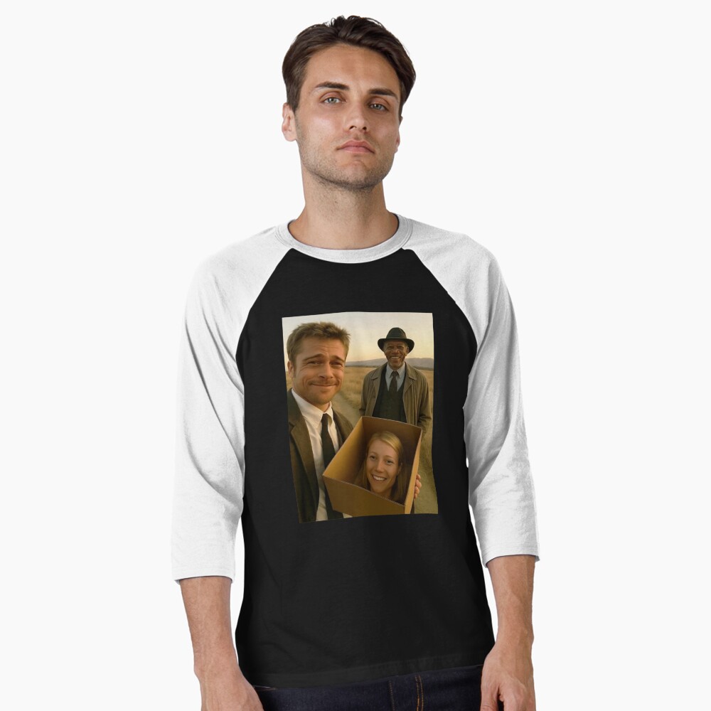 Aperçu de l'œuvre T-shirt baseball manches ¾ créée et vendue par T-Shopx.