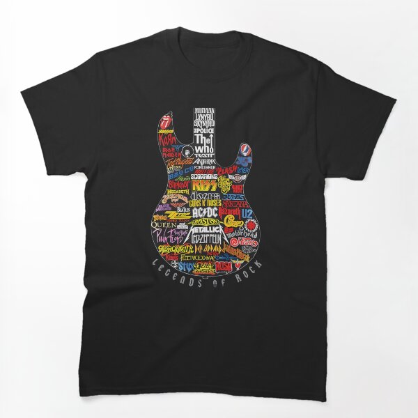 Aperçu de l'œuvre Légendes du rock créée et vendue par Glitch Mind CO..